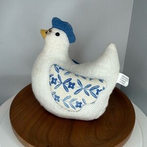 Country Blue and White Chicken